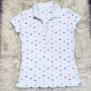 Lilly Pulitzer Embroidered Fish Polo Shirt